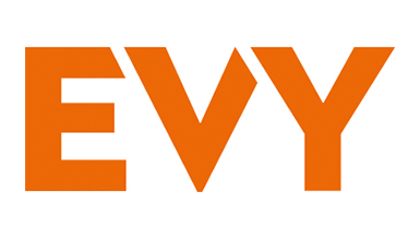 Evy logo.