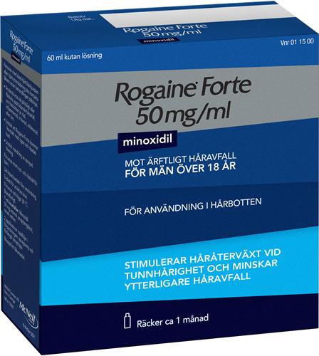 Köp Rogaine forte, lösning 50 mg/ml, 60 ml | Apoteket.se