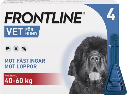 Frontline vet., spot-on, lösning 100 mg/ml Boehringer Ingelheim Animal Health, 4 X 4,02 ml