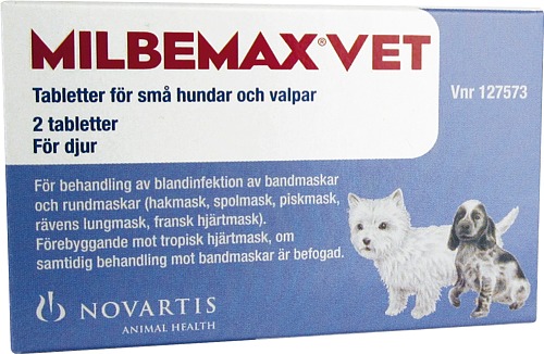 Köp Milbemax vet. små hundar tablett, 2 st | Apoteket.se