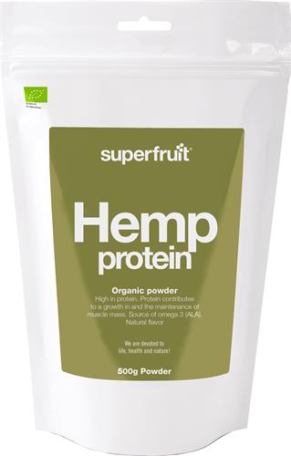 Superfruit Hemp Protein Powder Organic, 500 g