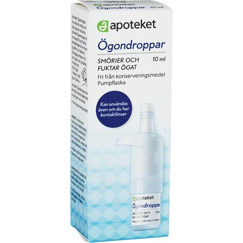 Apoteket Ögondroppar pumpflaska, 10 ml