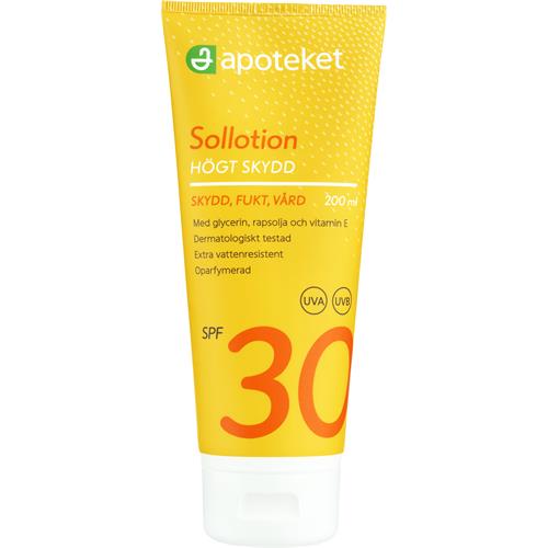 Apoteket Sollotion SPF 30, 200 ml