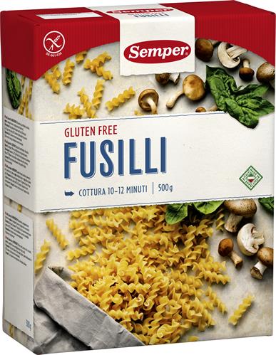 Köp Semper Pasta, fusilli (spiraler), 500 gram 