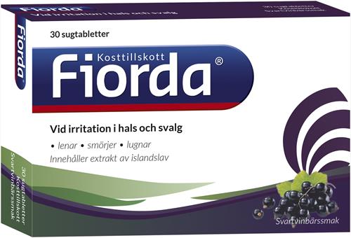 Fiorda Fiorda Svartvinbär Kosttillskott, 30 st