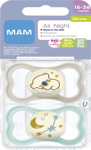 MAM Air Night Neutral 16-36m, 2 st