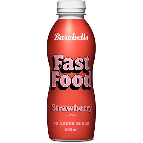 Barebells Fast Food Strawberry, 500 ml