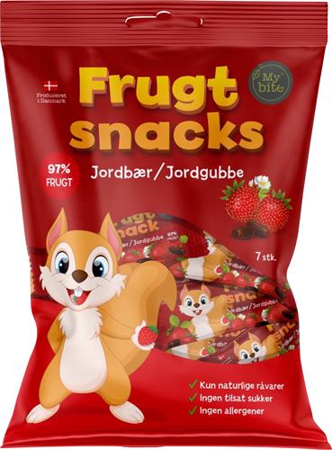 Mybite Frukt Snacks Jordgubbe, 100 g