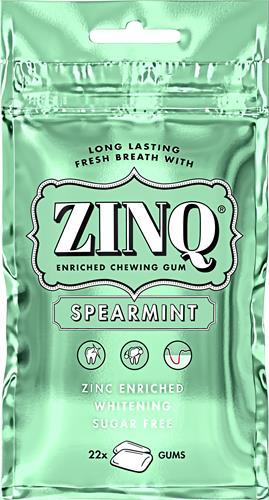 ZINQ Spearmint Tuggummi, 22 st