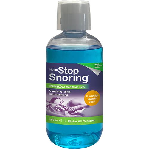 Helps Stop Snoring Munskölj mot snarkning, 250 ml