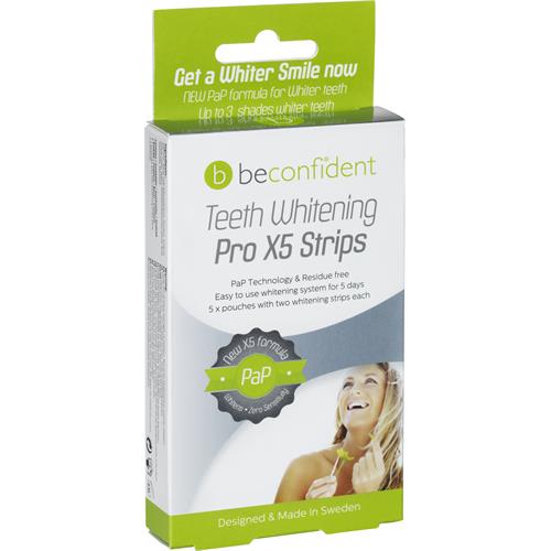 Beconfident Tandblekning Pro X5 Strips, 2 x 5 st