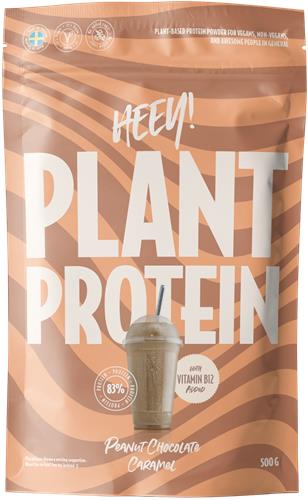 Heey! Plant Protein Peanut Choco Caramel, 500 g