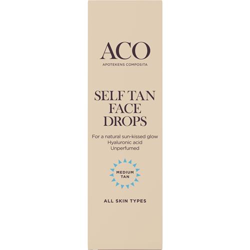 ACO Self Tan Face Drops, 30 ml