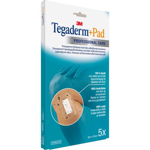 3M Tegaderm +Pad 9cm x 20xm, 5 st