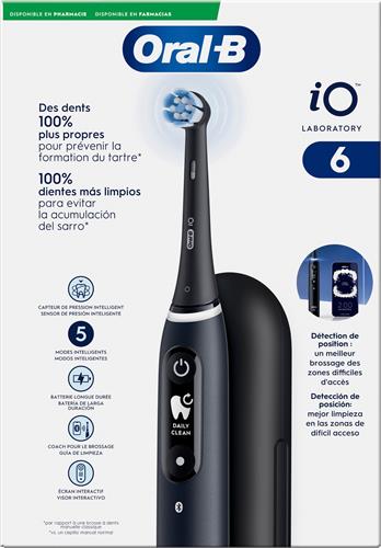 ORAL-B iO Laboratory 6 Eltandborste Black, 1 st