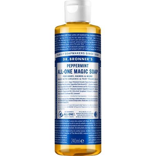 Dr. Bronners All-One Magic Soap Peppermint, 240 ml