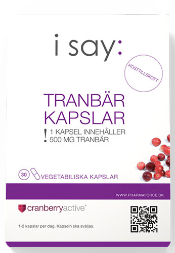 i say: Tranbärskapslar, 30 st